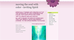 Desktop Screenshot of movingthesoulwithcolor.com